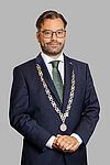 Burgemeester Michiel Pijl met ambtsketen