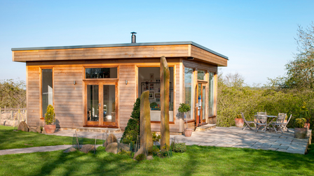 Gebouw in de tuin