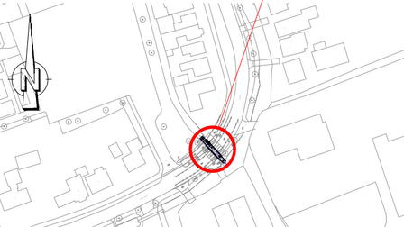 Plattegrond Wervershoof waar de duiker wordt vervangen