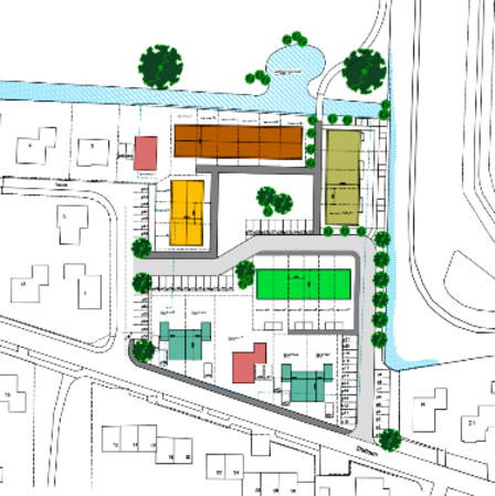 Plattegrond: plan voor wijk De Kaag